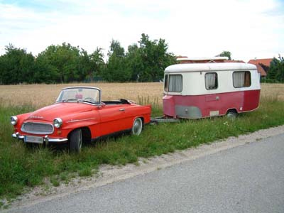 Skoda Felicia Roadster Cabrio 1961 - Eriba Faun Familia 1960